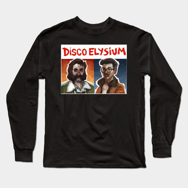 Disco Elysium Long Sleeve T-Shirt by ☆LycheeCore☆